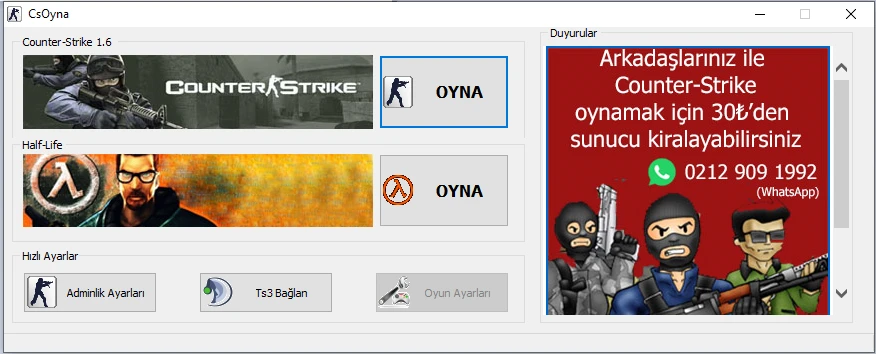 cs 1.6 launcher